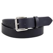 Cinturon casual Negro con hebilla mate