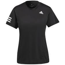 Camiseta mujer adidas negra con inserciones